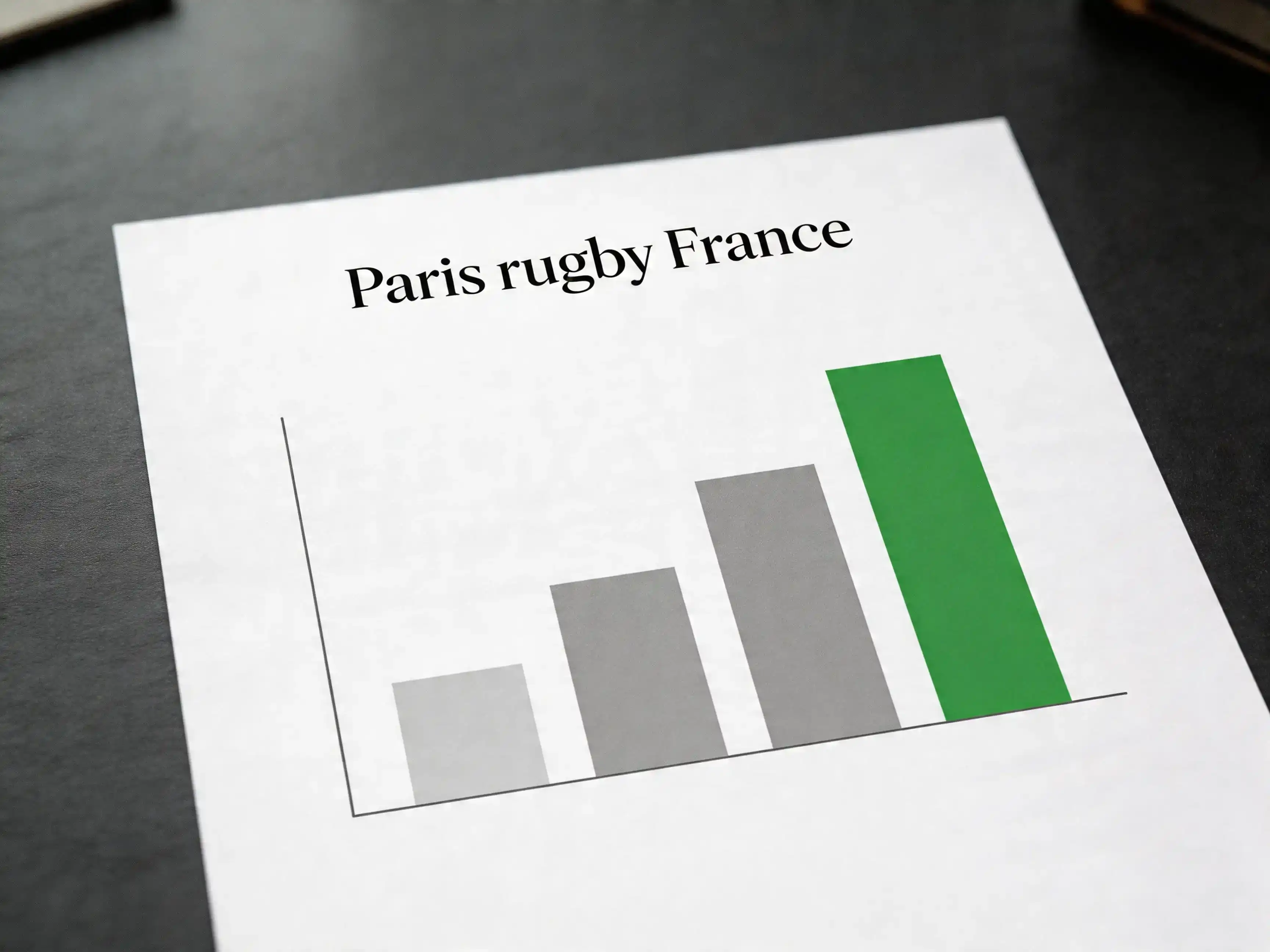 Croissance du marché des paris sportifs rugby en France, graphique de tendance avec volume de mises